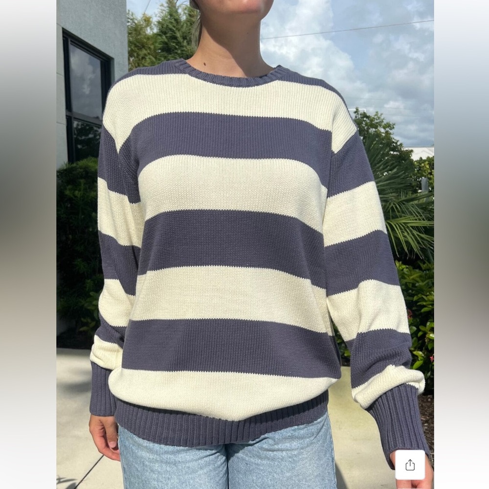 Brandy stripe sweater